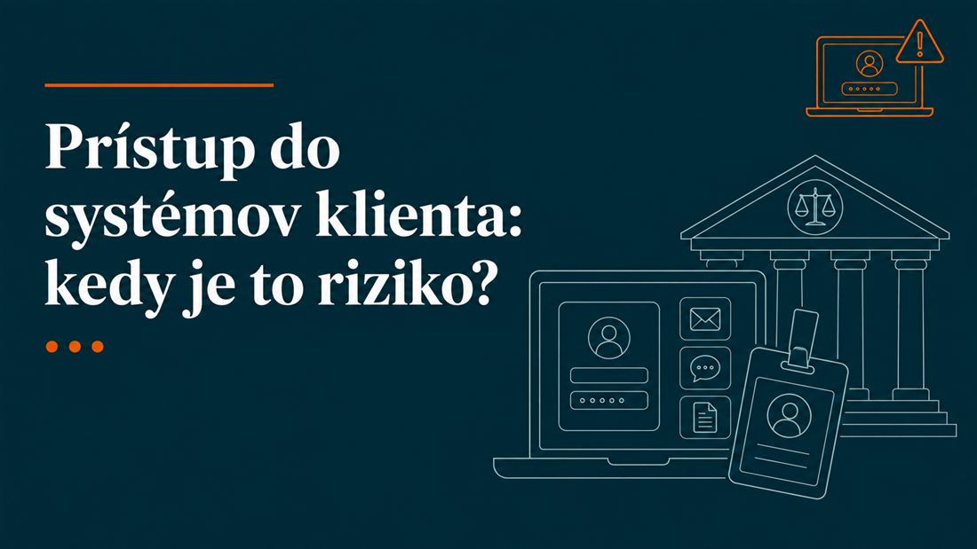 Odpovede na vaše otázky z webinára: U jedného z klientov účtovnej spoločnosti musí zamestnanec používať ich interné systémy, t. z. účtovný program, mail, Teams. Hrozí spoločnosti nejaká pokuta?
